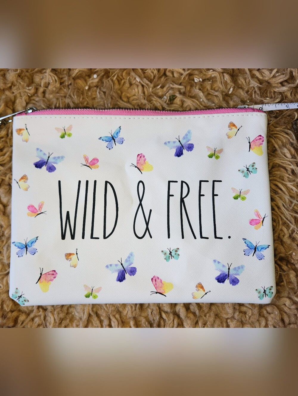 Rae Dunn White Tag with Black Text - Butterfly Collection